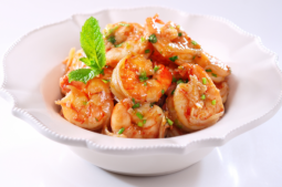 Wok-fried Prawns with Lime and Coriander